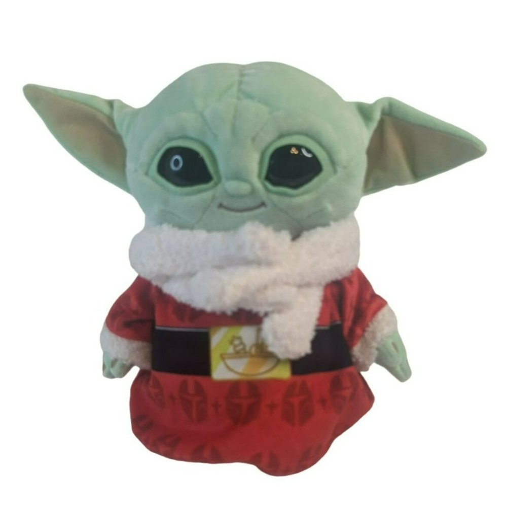 Star Wars The Mandalorian 2022 Holiday The Child 8-Inch Plush Yoda Grogu Christm
